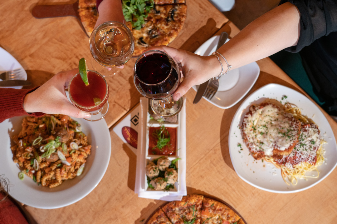 Meatball Pizza & Pasta