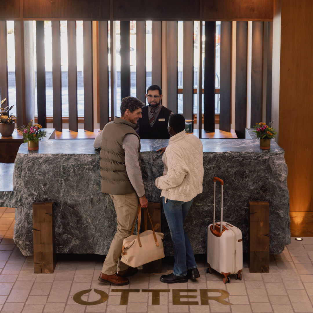 Otter Hotel Lobby Desk