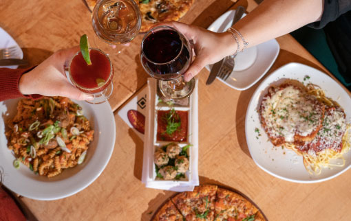 Meatball Pizza & Pasta